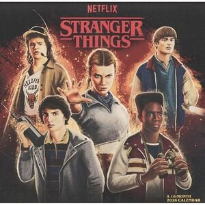 2026 Stranger Things 5 Wall Calendar 16-MONTH Calendar